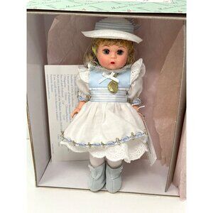 Madame Alexander Anatasia 8 Inch Doll Victorian Style Hat Sash Locket Wrist Tag